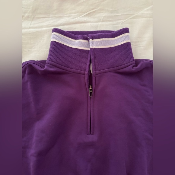Lululemon Purple Striped Crop Top, NEW! - Picture 6 of 8